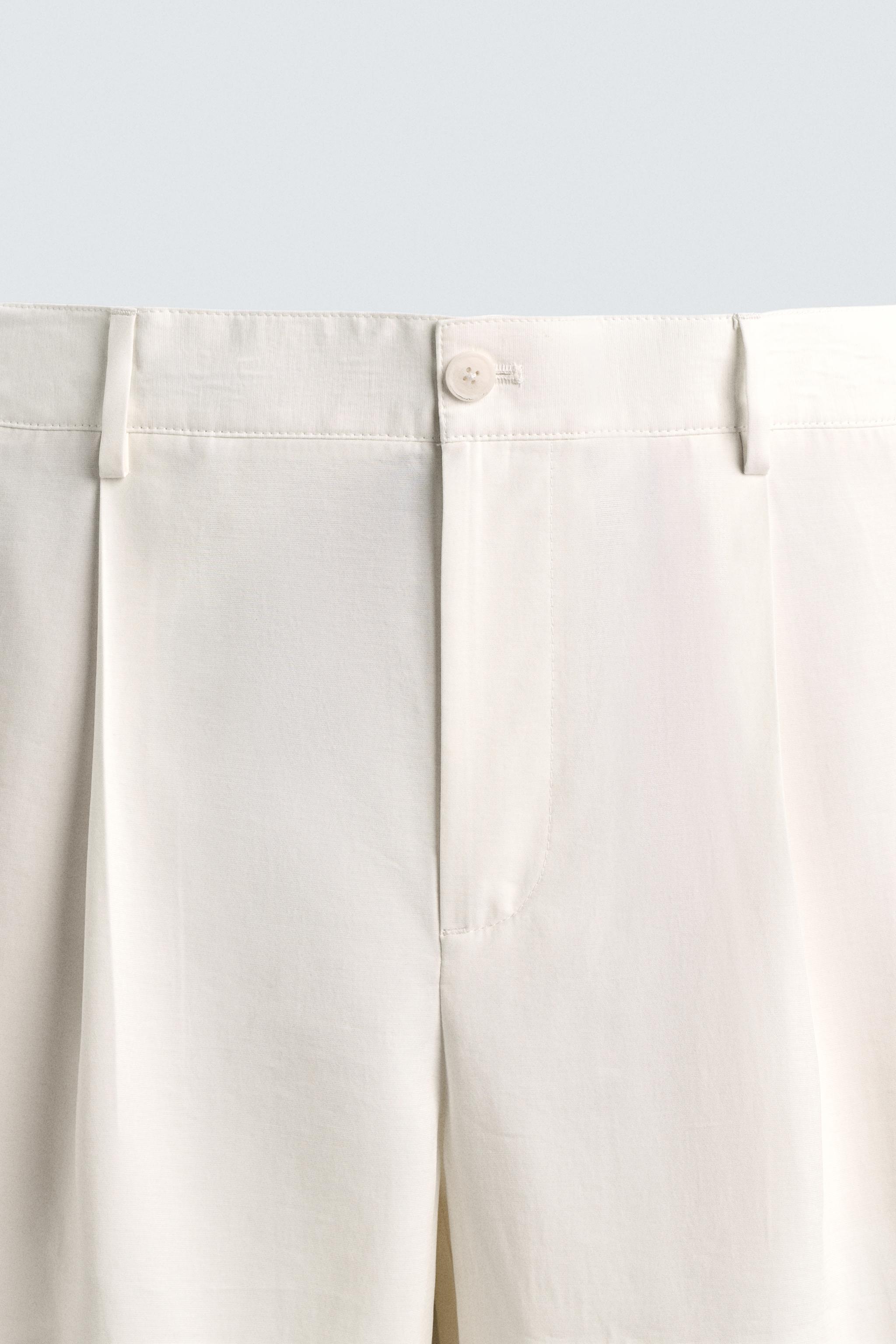 PANTALON FLUIDE À PLIS